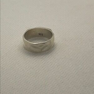925 Silver Modernist Stacking Ring